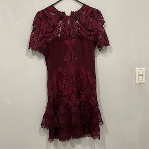 Jonathan Simkhai dress in burgundy red, size 8